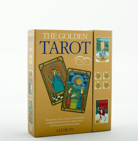 Bild på Golden Tarot (78-Card Deck & Book)