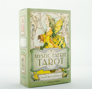 Bild på Mystic Faerie Tarot (78-Cards, Book)