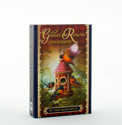 Bild på Gilded Reverie Lenormand (36-card deck & 48-page booklet)