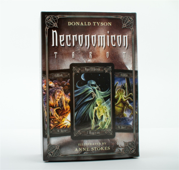 Bild på Necronomicon Tarot (78 Cards, Book & Black Organdy Bag)