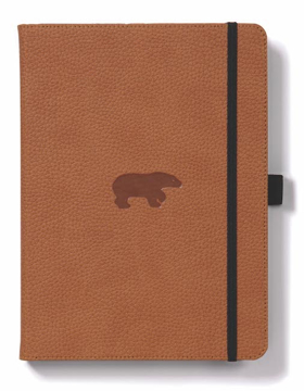 Bild på Dingbats* Wildlife A5+ Brown Bear Notebook - Graph