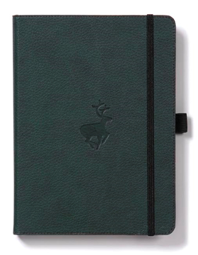 Bild på Dingbats* Wildlife A4+ Green Deer Notebook - Graph