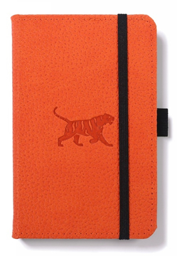 Bild på Dingbats* Wildlife A6 Pocket Orange Tiger Notebook - Graph