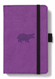 Bild på Dingbats* Wildlife A6 Pocket Purple Hippo Notebook - Lined