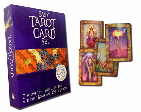 Bild på The Easy Tarot Kit: 64 Page Book and 78 Cards Deck Set (Gift Box Set)