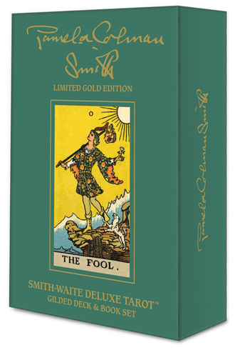 Bild på Smith-Waite Deluxe Tarot: Gilded Deck & Book Set