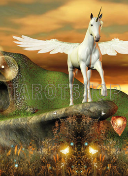 Bild på Magic Unicorn with Wings