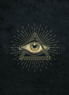 Bild på Symbols Black Allseeing Eye