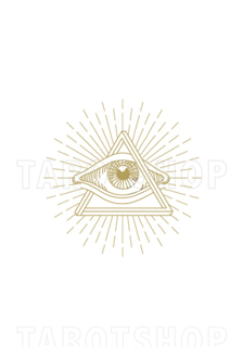 Bild på Allseeing Eye (70x100 cm) White