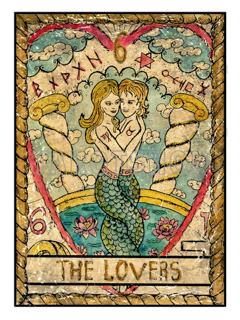 Bild på Mystic The Lovers (30x40 cm)