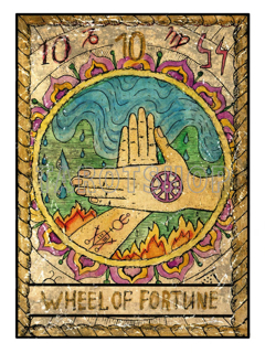 Bild på Mystic Wheel of Fortune (30x40 cm)