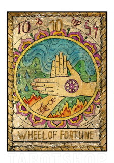 Bild på Mystic Wheel of Fortune (70x100 cm)