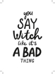 Bild på You Say Witch Like It´s a Bad Thing II