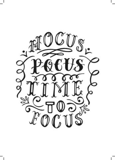 Bild på Hocus Pocus Time To Focus II (21x30)