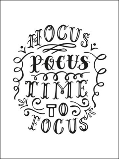 Bild på Hocus Pocus Time To Focus II (30x40)
