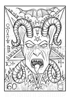 Bild på Engraved The Devil (13x18 cm)