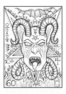 Bild på Engraved The Devil (21x30 cm)