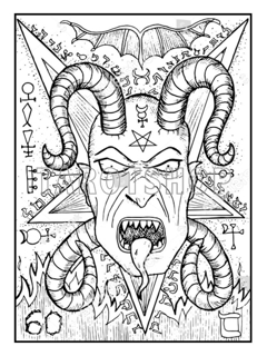 Bild på Engraved The Devil (30x40 cm)