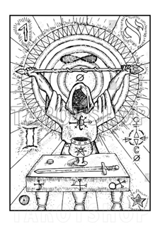 Bild på Engraved The Magician (21x30 cm)