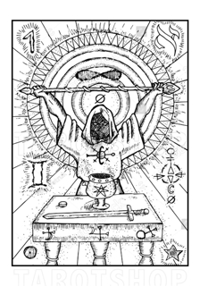 Bild på Engraved The Magician (70x100 cm)