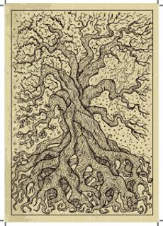 Bild på Lenormand Engraved Tree (21x30)