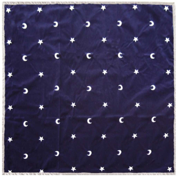 Bild på Tarotduk: månar och stjärnor (sammet)