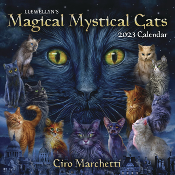 Bild på Llewellyn's 2023 Magical Mystical Cats Calendar