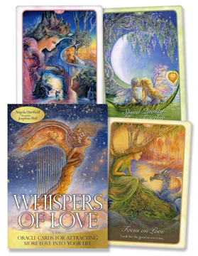 Bild på Whispers Of Love: Oracle Cards For Attracting More Love Into Your Life (deck & guidebook)