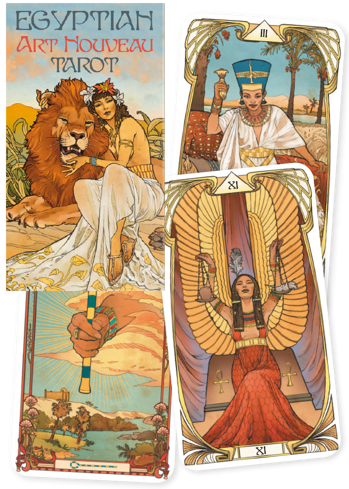 Bild på Egyptian Art Nouveau Tarot