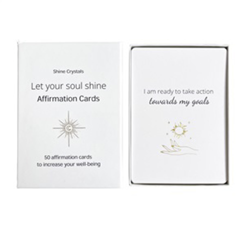 Bild på Let your soul shine - Affirmation Cards