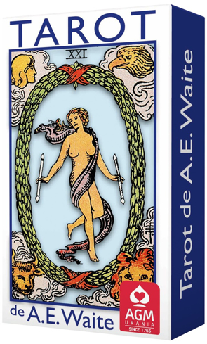 Bild på A.E. Waite Tarot Pocket Blue Edition PT