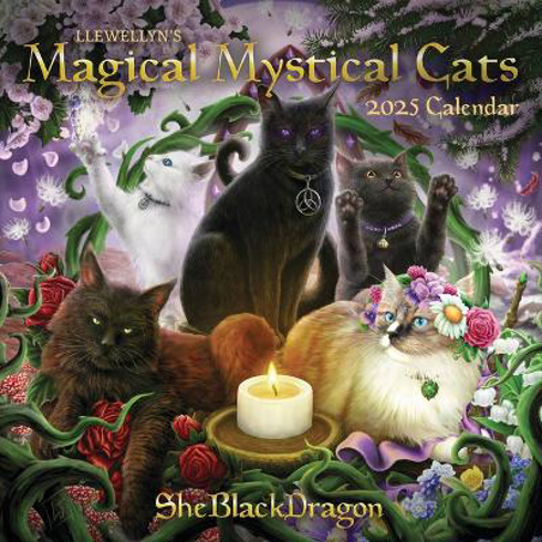 Bild på Llewellyn's 2025 Magical Mystical Cats Calendar