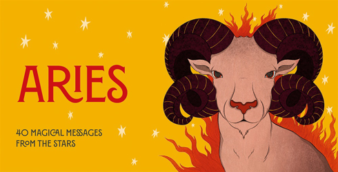 Bild på Aries Pocket Zodiac Cards: 40 Magical Messages from the Stars