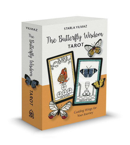 Bild på The Butterfly Wisdom Tarot: Guiding Wings for Your Journey (Deck and Guidebook, Box Set)