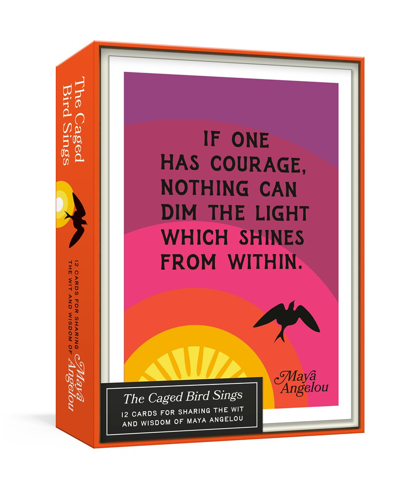 Bild på The Caged Bird Sings Note Cards: 12 Cards for Sharing the Wit and Wisdom of Maya Angelou