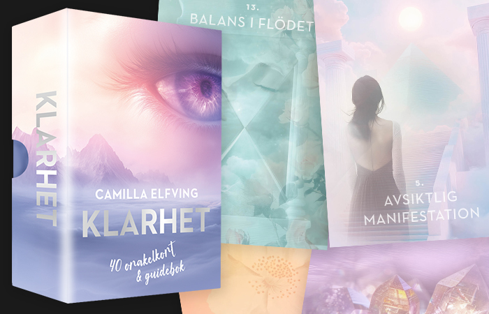 Klarhet : 40 orakelkort & guidebok