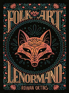 Bild på Folk Art Lenormand: Colorful 39-Card Divination Deck with 3 Extra Cards, 96-Page Illustrated Guidebook, Instructions for Learning to Read with Lenormand Cards