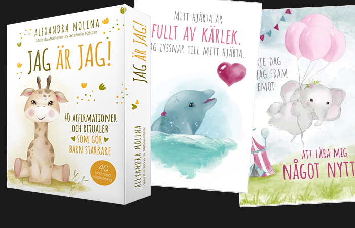 Jag är Jag! Affirmationskort för barn