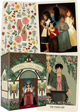 Bild på Cottage Magic Tarot: A 78-Card Deck and Guidebook